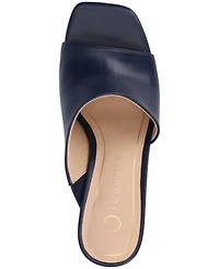 Journee Collection Women's Clementine D'Orsay Slip-On Wedge Sandals