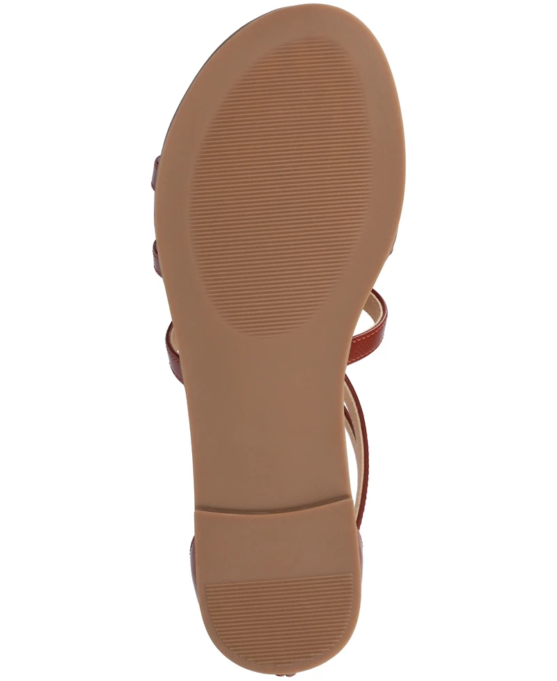 Journee Collection Women's Genneva Zipper Flat Sandals