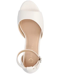 Journee Collection Women's Jezzie Peep Toe Kitten Heel Dress Sandals