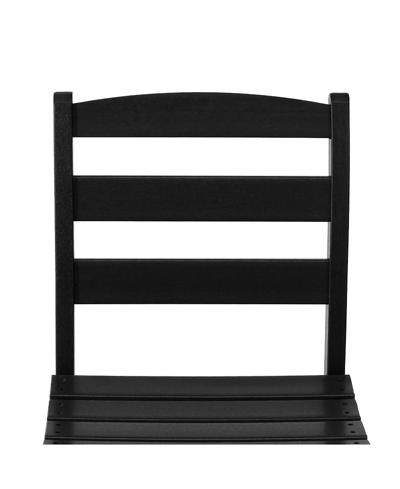 Outdoor Hdpe Patio Classic Armless Dining Side Chair