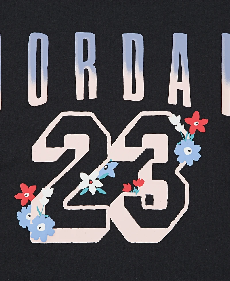 Jordan Big Girls Summer Bloom Oversized T-Shirt