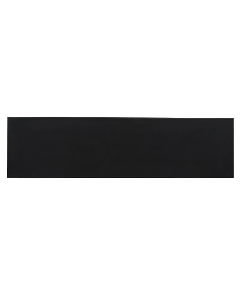 Streamdale Black 4-Door Sideboard with Adjustable Shelves