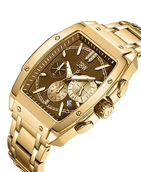 Jbw Men's Echelon Diamond Gold-Plated Stainless-Steel Watch