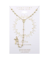Unwritten Saint Cross Y-Necklace
