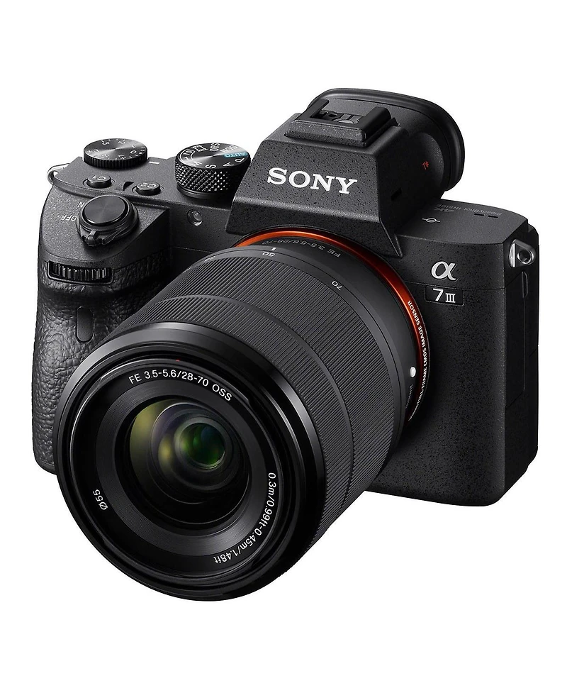 Sony Sony Alpha a7 Iii Full Frame Mirrorless Digital Interchangeable-Lens Camera with Fe 28-70mm Lens