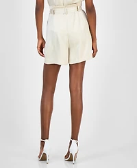 Anne Klein Women's Paper Bag Waist Shorts