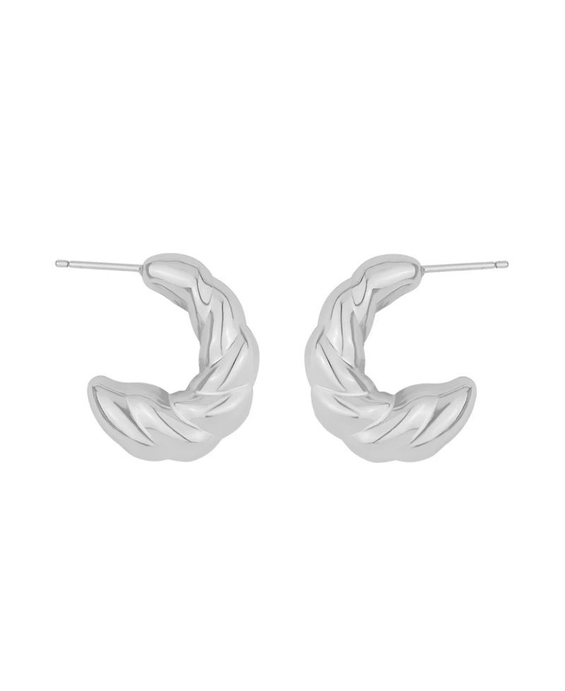 And Now This Twist Shrimp Hoop Earrings
