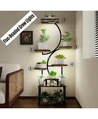 8-Tier Plant Stand with Grow Lights (Dimmable