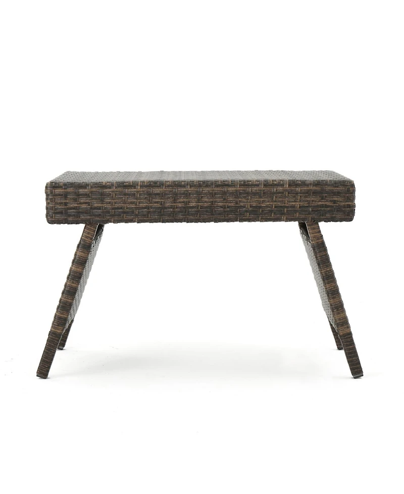 Streamdale Rattan Wicker Outdoor Accent Table Elevate Your Patio Ambiance