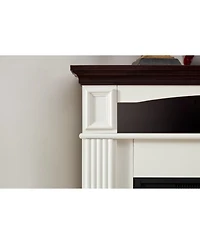 Streamdale Farmhouse Fireplace Tv Stand for CDs, Remotes & More