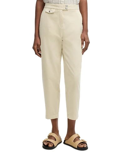 Boss by Hugo Women's Casual Satin Chino Pants