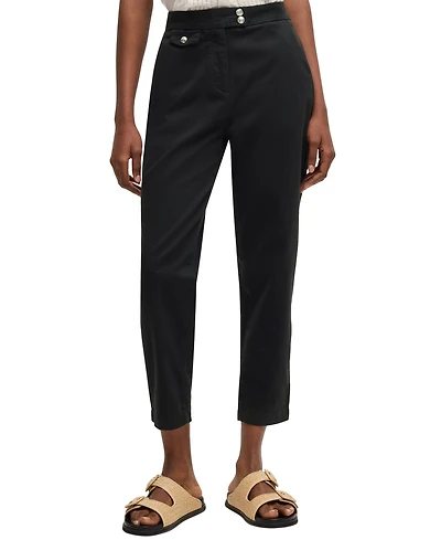 Boss by Hugo Women's Casual Satin Chino Pants