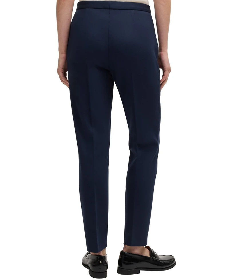 Boss by Hugo Women's Front Crease Regular Fit Trouser Pants