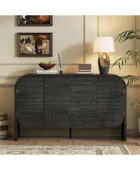 Streamdale 4-Door Sideboard with Rounded Corners