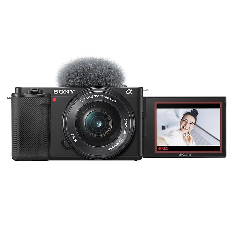 Sony Sony Zv-E10 Aps-c Mirrorless Interchangeable Lens Vlogging Camera with 16-50mm Lens, Black