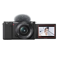 Sony Sony Zv-E10 Aps-c Mirrorless Interchangeable Lens Vlogging Camera with 16-50mm Lens, Black