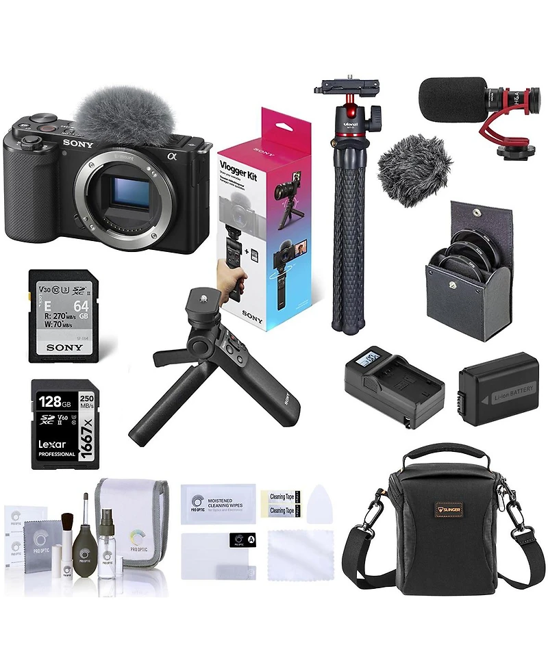 Sony Sony Zv-E10 Mirrorless Vlog Camera with 16-50mm Lens, Black