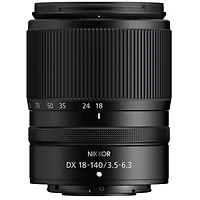 Nikon Z 30 Dx-Format Mirrorless Camera with Nikon Nikkor Z Dx 18-140mm f/3.5-6.3 Vr Lens, Bundle with 64GB Sd Memory Card, Bag, 62mm Filter Kit