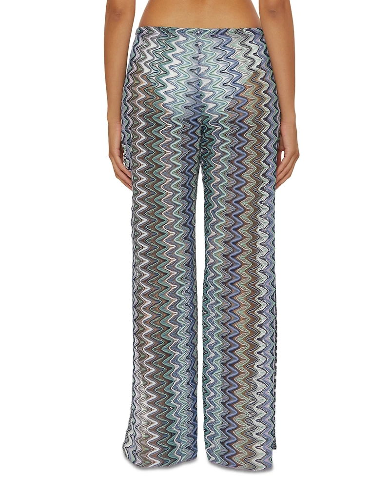 Becca Women's Sundown Crochet Split-Leg Cover-up