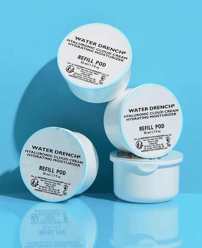 Peter Thomas Roth Water Drench Hyaluronic Cloud Cream Hydrating Moisturizer Refill Pod, 1.7 oz.