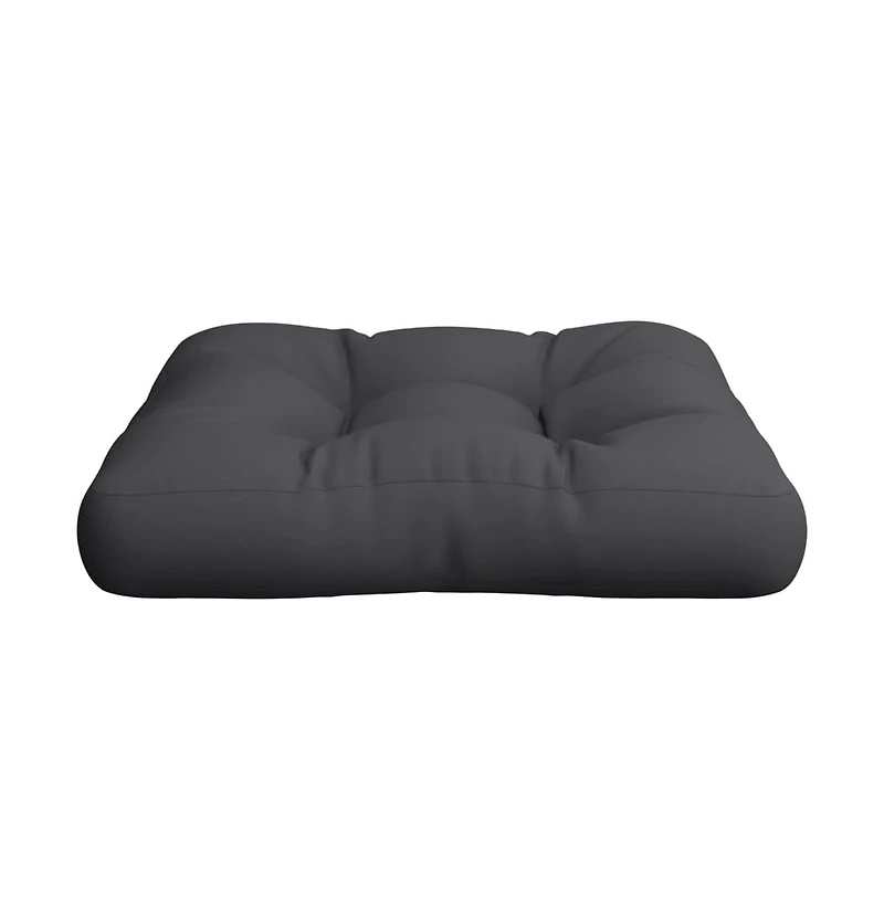 Pallet Cushion Black 22.8"x22.8"x3.9" Fabric