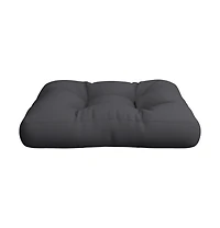 Pallet Cushion Black 22.8"x22.8"x3.9" Fabric