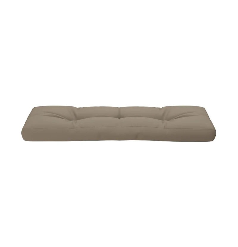 Pallet Cushion Taupe 47.2"x15.7"x4.7" Fabric