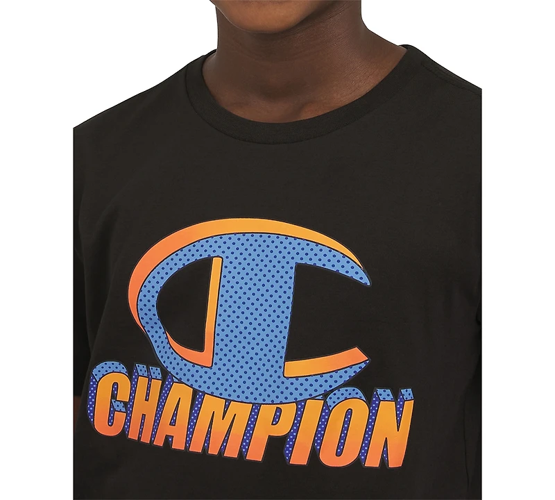 Champion Big Boys Logo Graphic Short-Sleeve T-Shirt