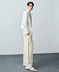 Mango Women's Pleated Jogger Pants