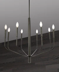 Dainolite 23.50" Metal Eleanor 6 Light Chandelier