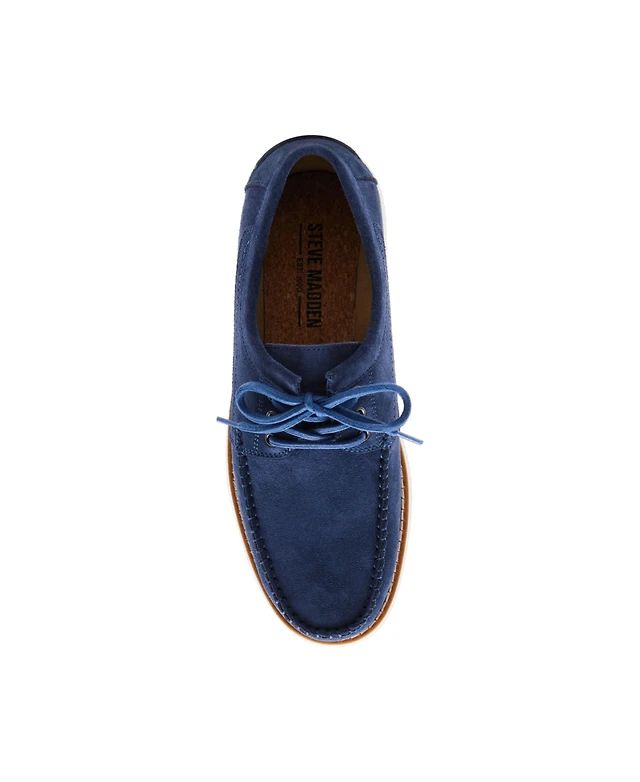 steve madden casual dress shoes Steve Madden Men's Leland Lace-Up Dress Shoes - Black - Size 10.5