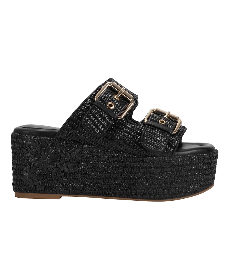 Marc Fisher Ltd Women's Poppy High Platform Wedge Sandals