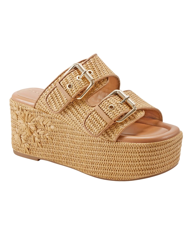 Marc Fisher Ltd Women's Poppy High Platform Wedge Sandals