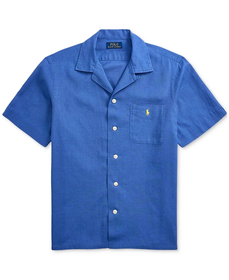 Polo Ralph Lauren Men's Classic-Fit Linen-Cotton Camp Shirt