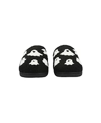Generic Halloween Ghosts Black Slippers - L
