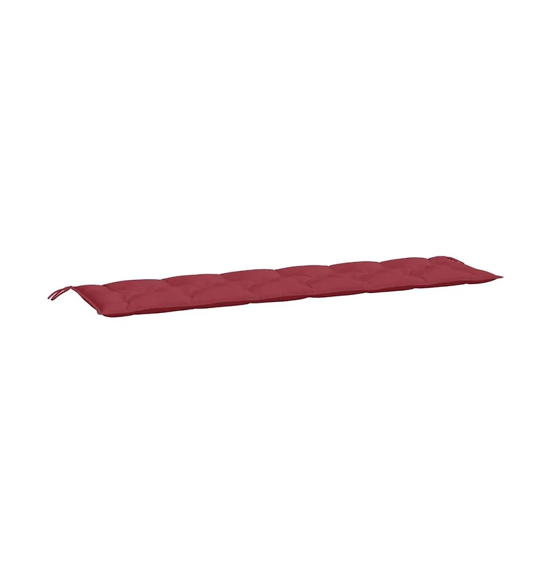 Garden Bench Cushion Wine Red 78.7"x19.7"x2.8" Oxford Fabric