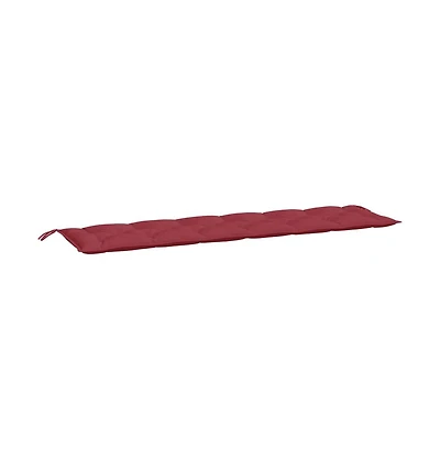 Garden Bench Cushion Wine Red 78.7"x19.7"x2.8" Oxford Fabric