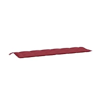 Garden Bench Cushion Wine Red 78.7"x19.7"x2.8" Oxford Fabric