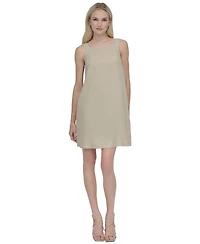 Dkny Women's Bow-Back Sleeveless A-Line Dress