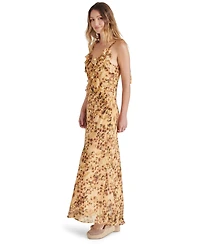 Steve Madden Women's Adalina Ruffle-Trim Chiffon Dress