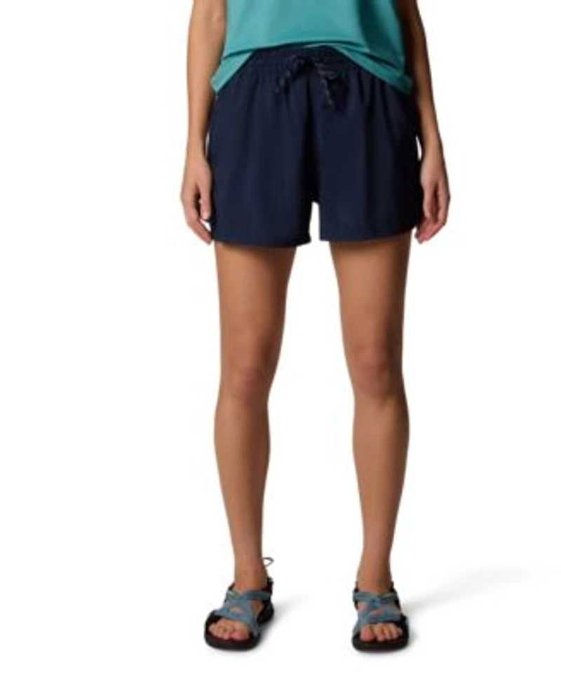 Columbia Womens Mid Rise Blue Vista Hill Shorts Xs 3x
