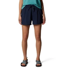 Columbia Womens Mid Rise Blue Vista Hill Shorts Xs 3x