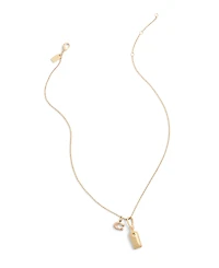 Coach Gold Collectible Signature Stitched Hangtag Charms