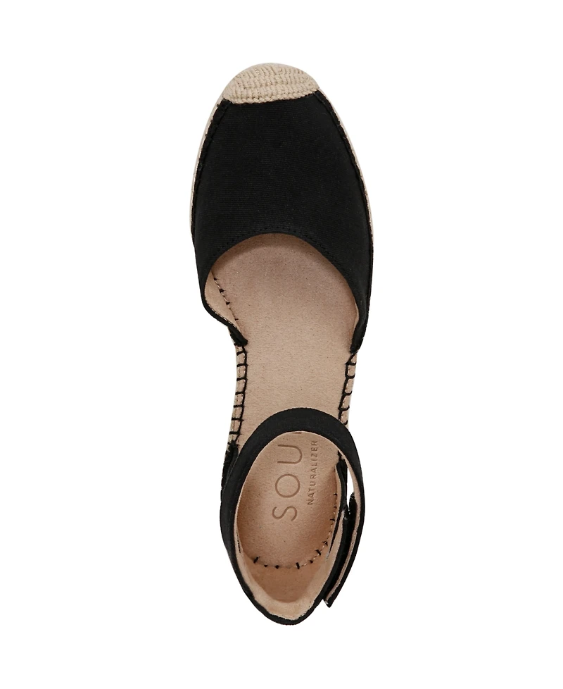 Soul Naturalizer Women's Wren Ankle-Strap Wedge Espadrilles