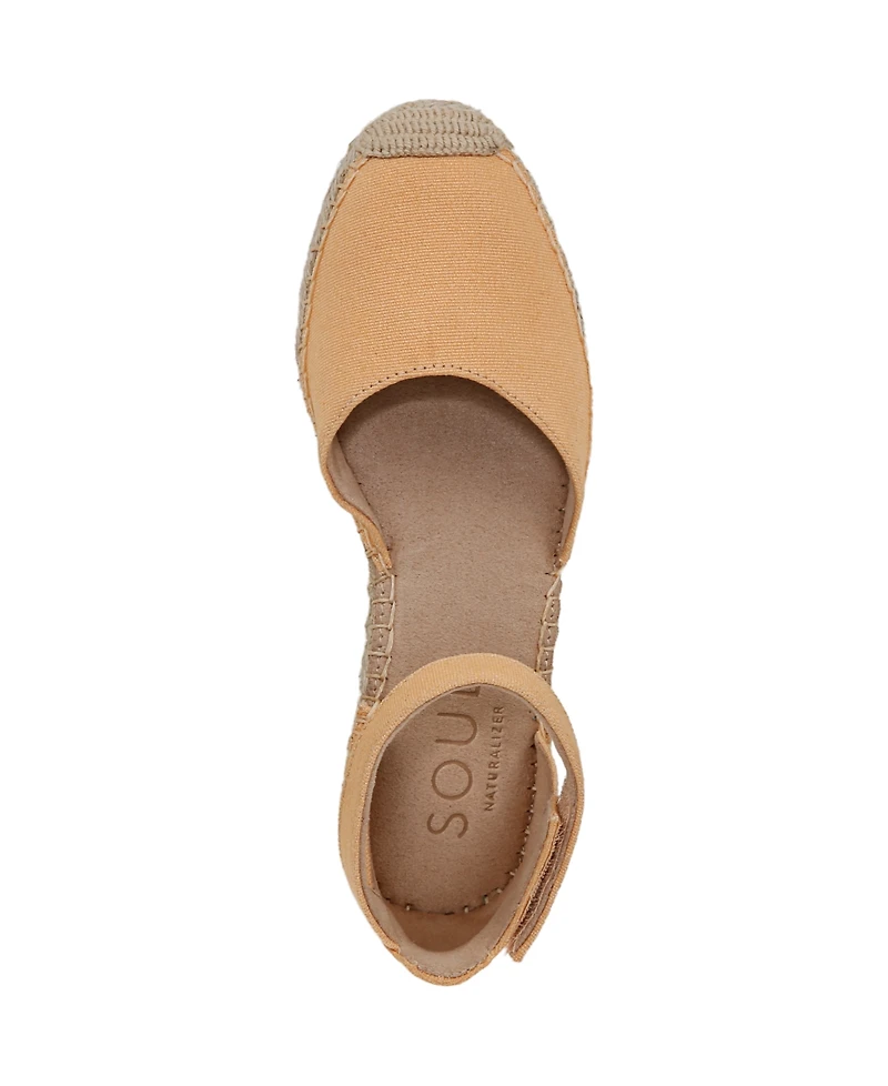 Soul Naturalizer Women's Wren Ankle-Strap Wedge Espadrilles