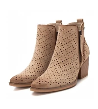 Refresh Women's Fashion Italian Western Booties with Side Zipper By Xti