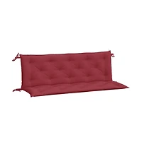 Garden Bench Cushions 2 pcs Wine Red 59.1"x19.7"x2.8" Oxford Fabric