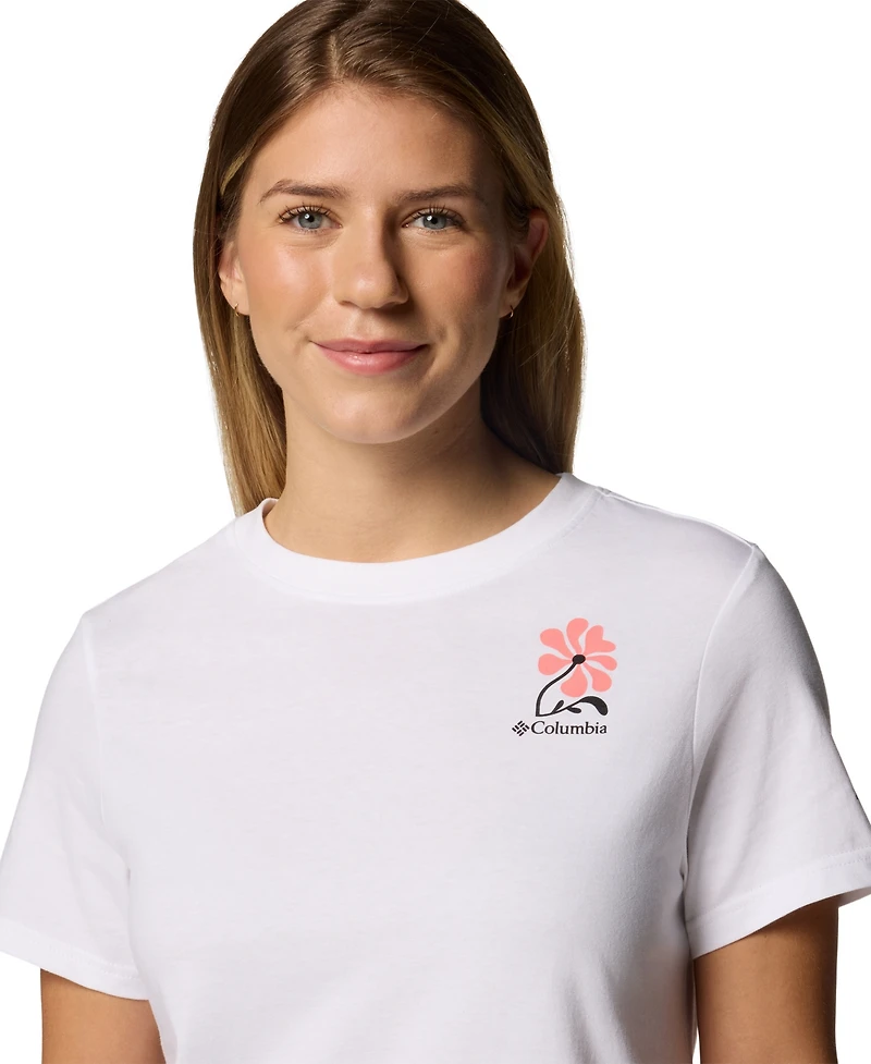 Columbia Women's Rolling Bend Graphic Short Sleeve Top