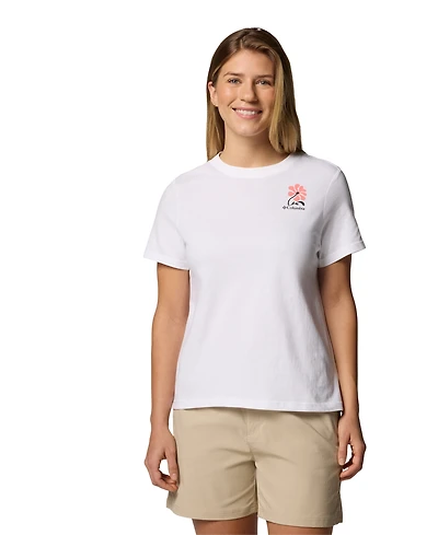 Columbia Women's Rolling Bend Graphic Short Sleeve Top