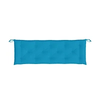 Garden Bench Cushions 2 pcs Light Blue 59.1"x19.7"x2.8" Oxford Fabric